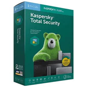 Kaspersky Total Security 1 User/Year -Digital Delivery on Email