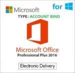 OFFICE 2016 ACCOUNT BIND