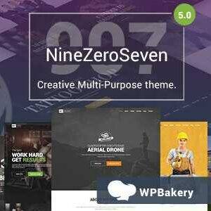 907 Theme GPL –Responsive Multi-Purpose WordPress Websites