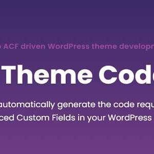 Advanced Custom Fields: ACF Theme Code Pro GPL