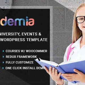 Academia Theme GPL –Education Center WordPress Websites