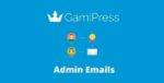 GamiPress Admin Emails GPL –WordPress Plugin