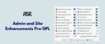 Admin and Site Enhancements Pro GPL  | ASE Pro