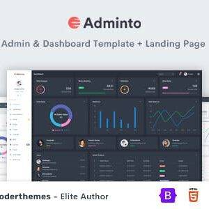 Adminto GPL –Admin Dashboard Template