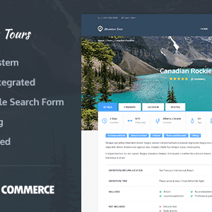 Adventure Tours Theme GPL –WordPress Tour-Travel Theme