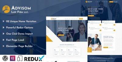 Advisom Theme GPL –Law Firm WordPress Theme