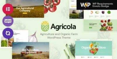 Agricola Theme GPL –Agriculture and Organic Farm WordPress Theme