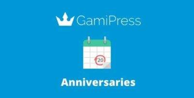 GamiPress Anniversaries GPL –WordPress Plugin