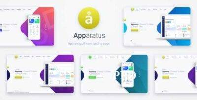 Apparatus Theme GPL –A MultiPurpose One Page Saas and App Landing Theme