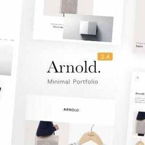 Arnold Theme GPL –Minimal Portfolio WordPress Theme