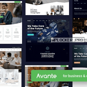 Avante Theme GPL –Business Consulting WordPress Theme