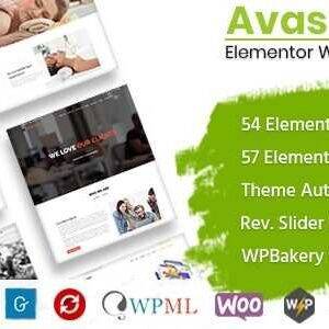 Avas Theme GPL –Multi-Purpose Elementor WordPress Websites
