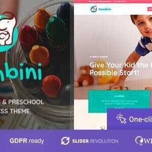 Bambini Theme GPL –Kindergarten & Pre-School Theme