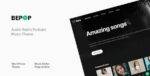 Bepop Theme GPL –Non-stop Music WordPress Theme