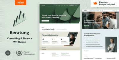 Beratung Theme GPL –Consulting & Finance WordPress Theme
