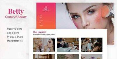 Betty Theme GPL –Beauty Salon WordPress Theme