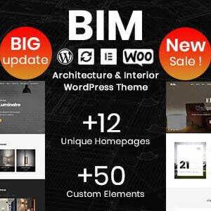 BIM Theme GPL –Architecture & Interior Design Elementor WordPress Theme