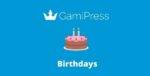 GamiPress Birthdays Addon GPL –WordPress Plugin