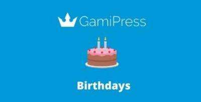 GamiPress Birthdays Addon GPL –WordPress Plugin