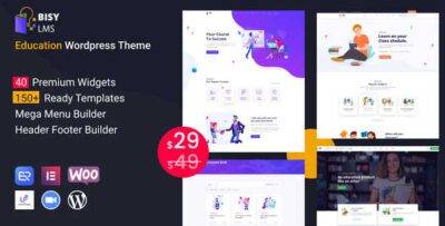 Bisy Theme GPL –Education WordPress Theme