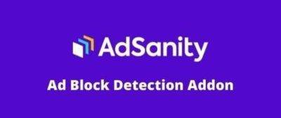 AdSanity Ad Block Detection Addon GPL