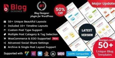 Blog Designer PRO for WordPress GPL