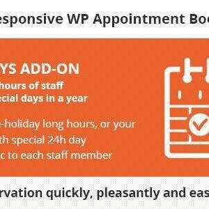 Bookly Special Days Addon GPL