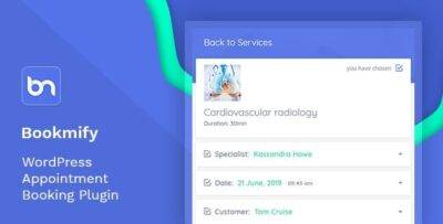 Bookmify GPL Plugin –Appointment Booking For WordPress