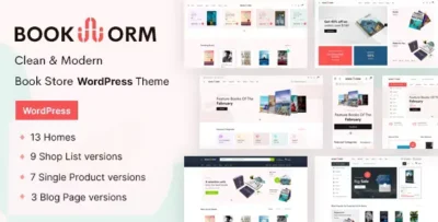 Bookworm Theme GPL –Bookstore & Bookshop WooCommerce Theme