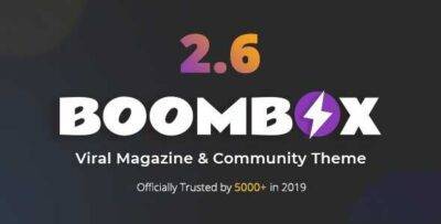 BoomBox Theme GPL –Create Viral Magazine WordPress Websites