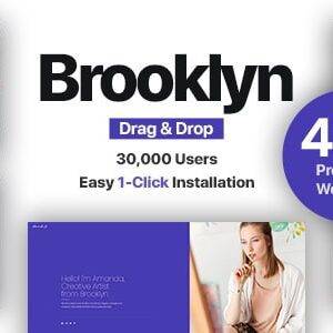 Brooklyn Theme GPL –Creative Multi-Purpose Responsive WP Website