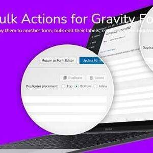 Gravity Forms Bulk Actions Pro Addon GPL –By JetSloth