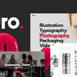 Büro Theme GPL –Creative Agency and Freelancer Websites
