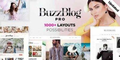 Buzz Theme GPL –Lifestyle Blog & Magazine WP Websites