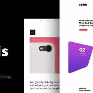 Caliris Theme GPL –Responsive One-Page WordPress Theme