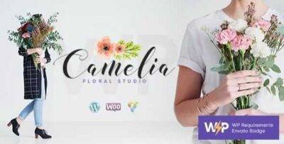 Camelia Theme GPL –A Floral Studio Florist WordPress Theme