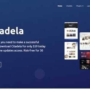 Citadela Theme GPL –WordPress Blocks and Elementor Based Ultimate Theme