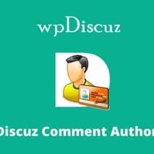 wpDiscuz Comment Author Info Addon GPL