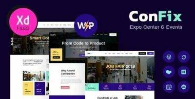 ConFix Theme GPL –Expo & Events WordPress Theme