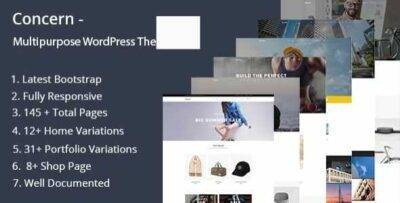 Concern Theme – Multipurpose and Portfolio WordPress Theme