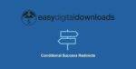 Easy Digital Downloads Conditional Success Redirects