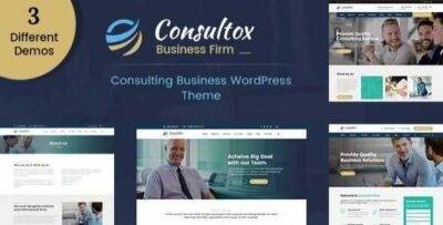 Consultox Theme GPL –Consulting Business WordPress Theme