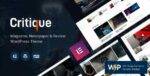 Critique Theme GPL –Magazine Newspaper and Review