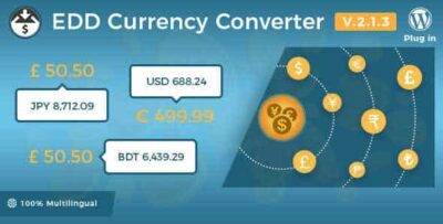 Easy Digital Downloads Currency Converter Addon GPL