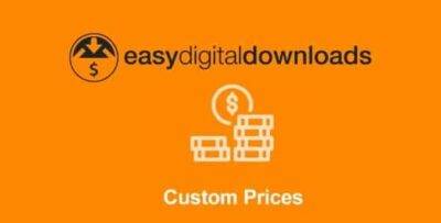 Easy Digital Downloads Custom Prices Addon