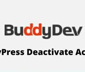 BuddyPress Deactivate Account GPL