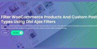 Divi Ajax Filter GPL –Divi Ajax Filter plugin for WooCommerce and Custom Posts