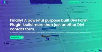 Divi Form Builder GPL –Best Divi Contact Form Builder Plugin