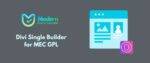 Divi Single Builder for MEC GPL