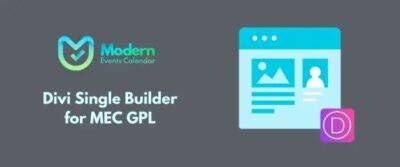 Divi Single Builder for MEC GPL